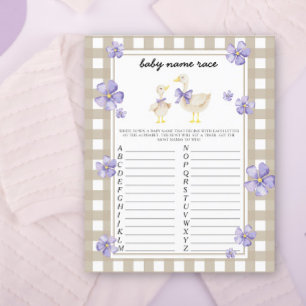 Little Goose - Baby name race game