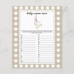 Little Goose - Baby name race game