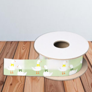 Little Goose Baby Shower Satin Ribbon