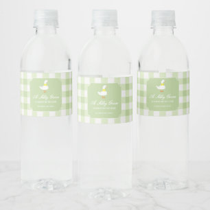 Little Goose Baby Shower Water Bottle Label