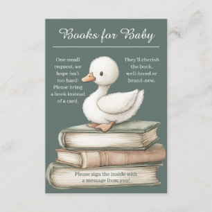 Little Goose Book Request Card   Baby Sprinkle