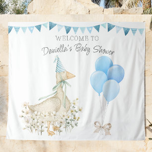 Little Goose Boy Baby Shower  Tapestry