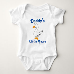 Little Goose Custom Kids Shirt - Blue Text