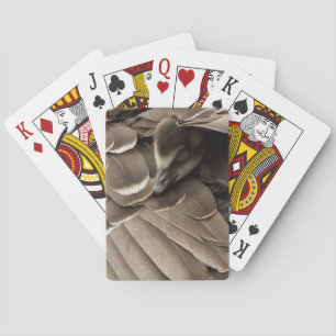 Little Gosling Under Mum's Wing Playing Cards