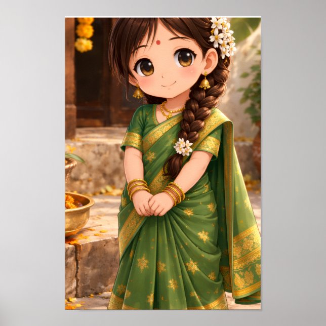 Little Grace in Green Poster (Front)