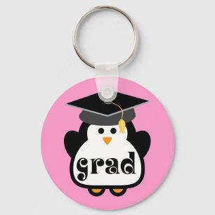 Little Grad Penguin Graduation Gift Key Ring