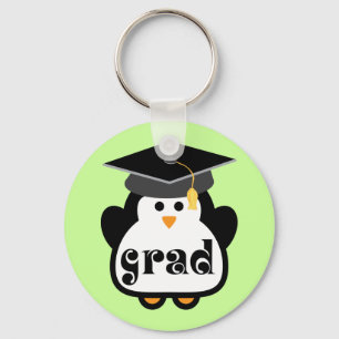 Little Grad Penguin Graduation Gift Key Ring