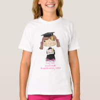 Little Graduate Girl Brown Hair