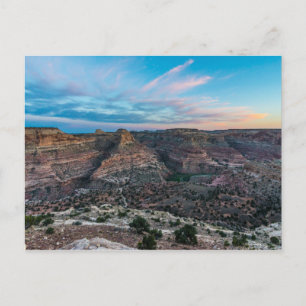 Little Grand Canyon Sunset - Wedge Overlook - Utah Postcard
