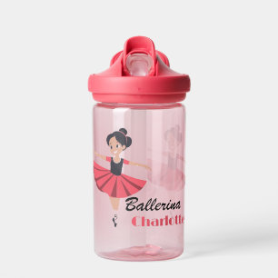 Little Grapefruit Happy Ballerina Personalized Water Bottle