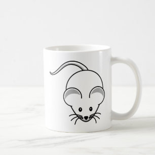 Little graphic mouse coffee mug