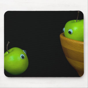 Little Green Apples Mouse Mat