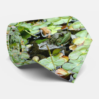 Little Green Frog Tie