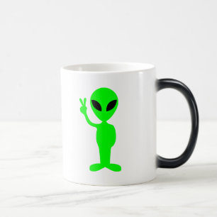 Little Green Man Magic Mug