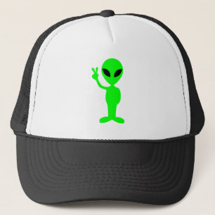 Little Green Man Trucker Hat