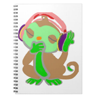 Little green monkey notebook