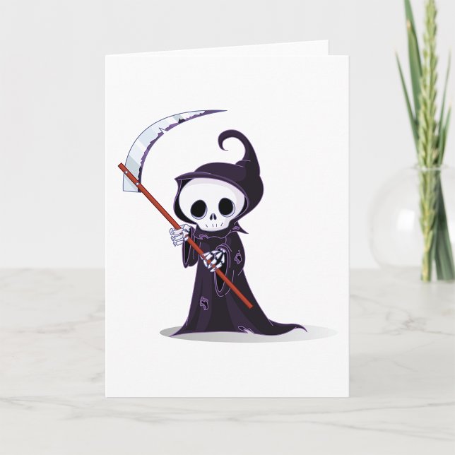 Little Grim Reaper Greeting Cards (Creator Uploaded)
