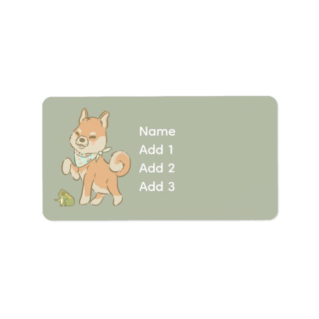 Little guardian froggo label (Front)