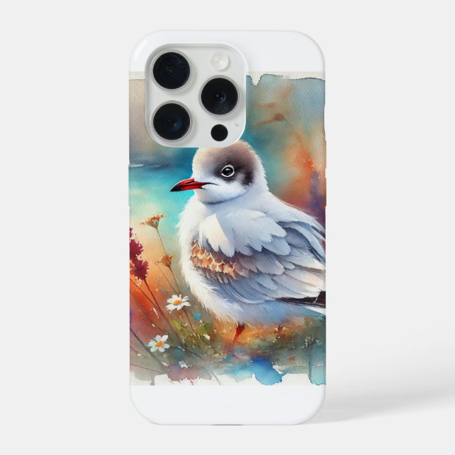 Little Gull 170724AREF112 - Watercolor iPhone Case (Back)