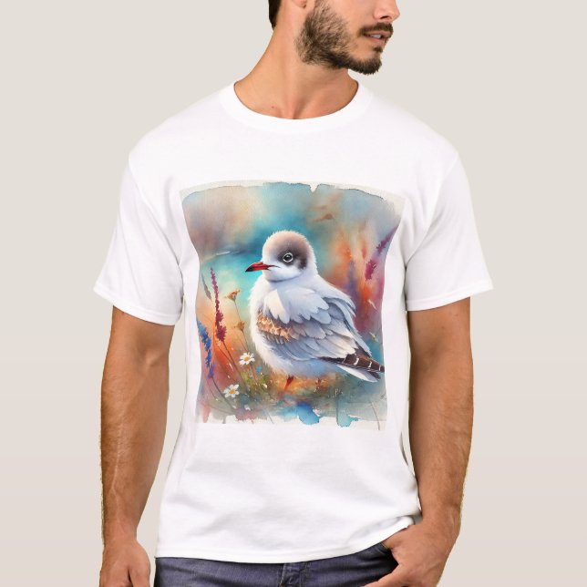 Little Gull 170724AREF112 - Watercolor T-Shirt (Front)