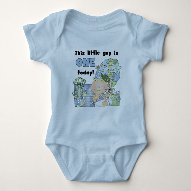 Little Guy is One Tshirts and Gifts (Front)