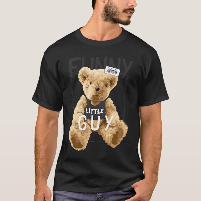 Little Guy Teddy T-Shirt (Front)