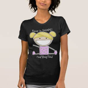 Little Gymnast Girl-Shape Up Shirt