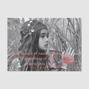 Little Gypsy Girl Party Tissue Paper