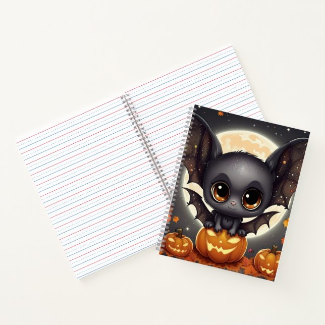 Little Halloween Bat Notebook (Inside)