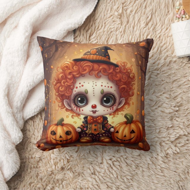 Little Halloween Clown 1 Cushion (Blanket)