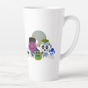 Little Halloween Friends  Latte Mug