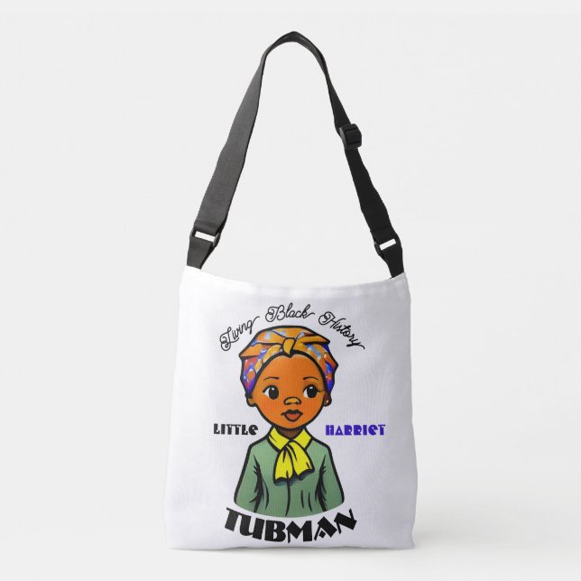 Little Harriet Tubman Living Black History  Crossbody Bag (Front)