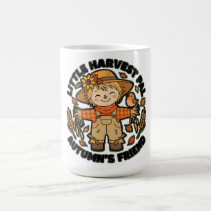 Little Harvest Pal Autumn Friend Scarecrow Coffee Mug