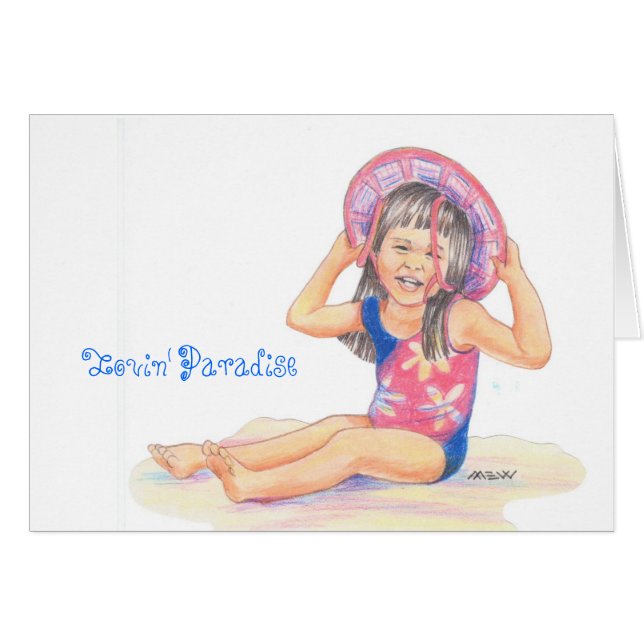 Little Hawaiian Beach Girl, Lovin' Paradise (Front Horizontal)