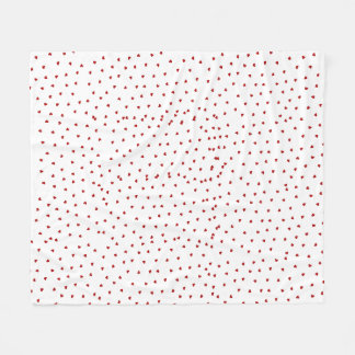 little heart fleece blanket