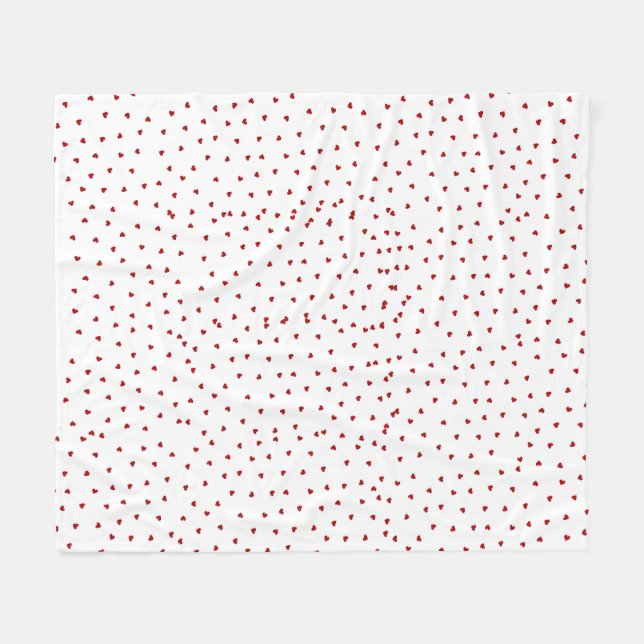little heart fleece blanket (Front (Horizontal))