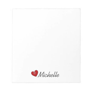"Little Heart" Notepad