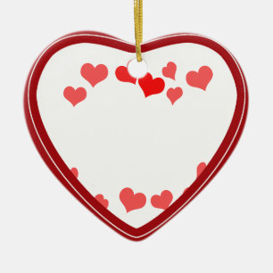 Little Hearts - Add Your Message Ceramic Tree Decoration
