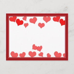 Little Hearts - Add Your Message Postcard