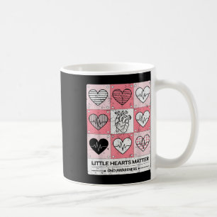Little Hearts Chd Awareness Heart Anatomy Valentin Coffee Mug