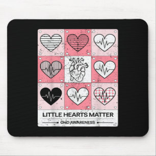 Little Hearts Chd Awareness Heart Anatomy Valentin Mouse Mat