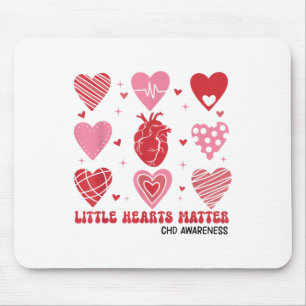 Little Hearts Chd Awareness Heart Anatomy Valentin Mouse Mat