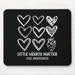 Little Hearts Chd Disease Awareness Heart Warrior  Mouse Mat