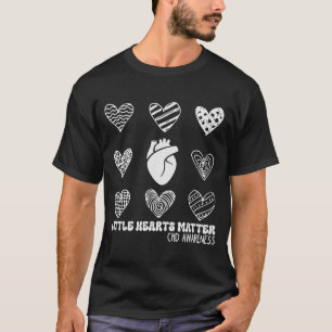 Little Hearts Chd Heart Disease Awareness Month Wo T-Shirt