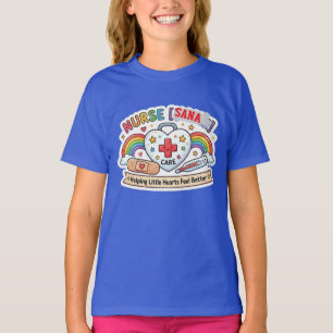 Little Hearts First-Aid Companion nurse sign T-Shirt