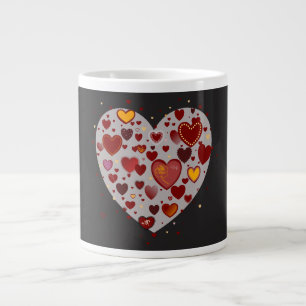 Little Hearts Large Coffee Mug