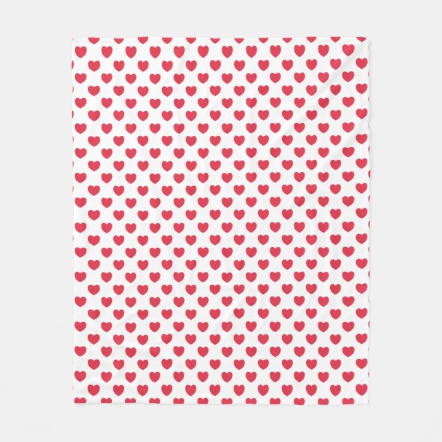 Little Hearts | LH-03 |  Fleece Blanket (Front)