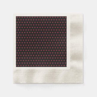 little hearts wedding napkin