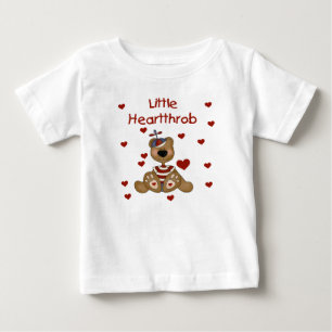 Little Heartthrob Boy Bear Baby T-Shirt