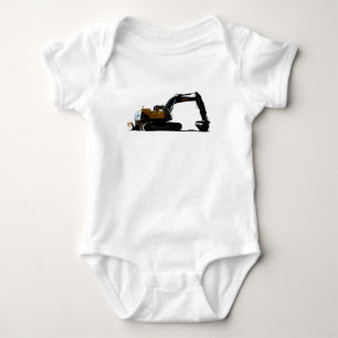 Little Heavy Equipment Operator Baby Bodysuit